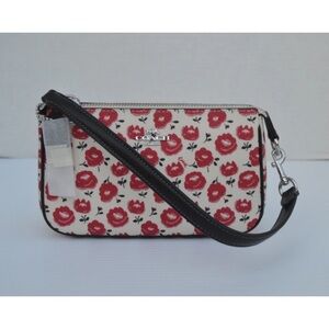 Coach Red White Floral Print Nolita 19 Bag
